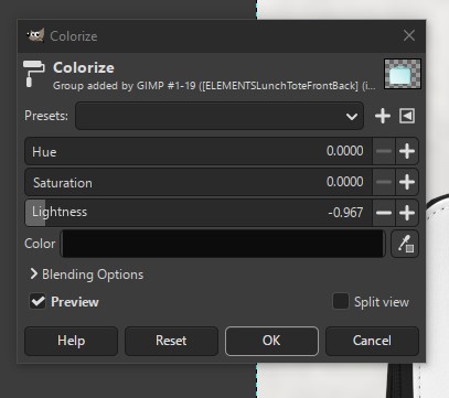 Gimp Change Color