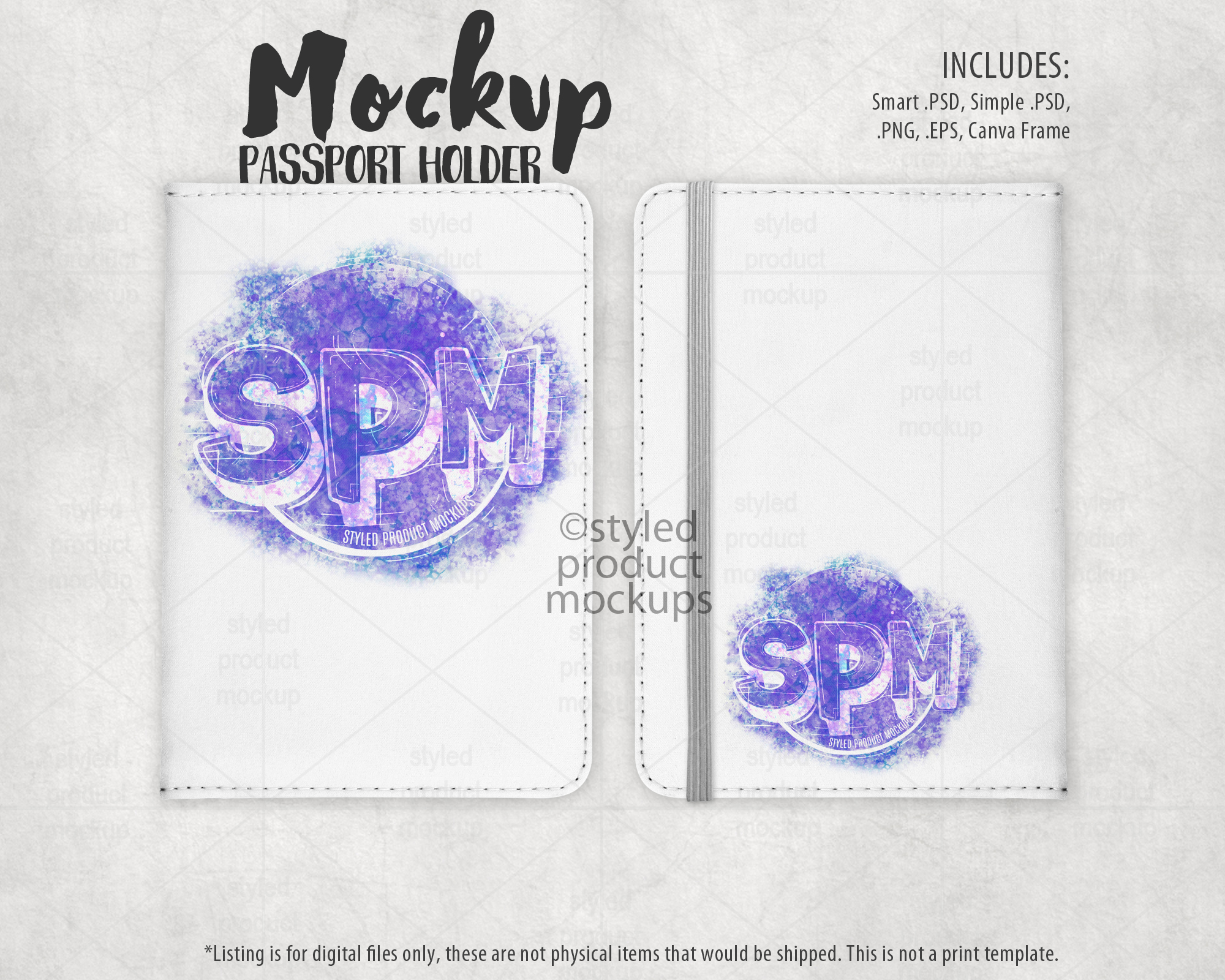 Passport Holder Mockup