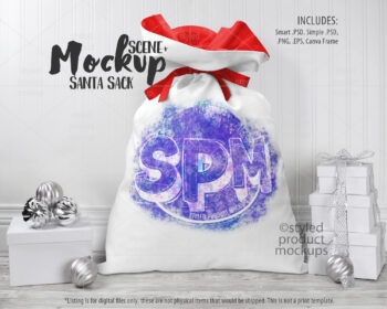 Santa Sack Mockup