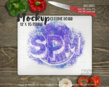12x15 Cutting Board Mockup