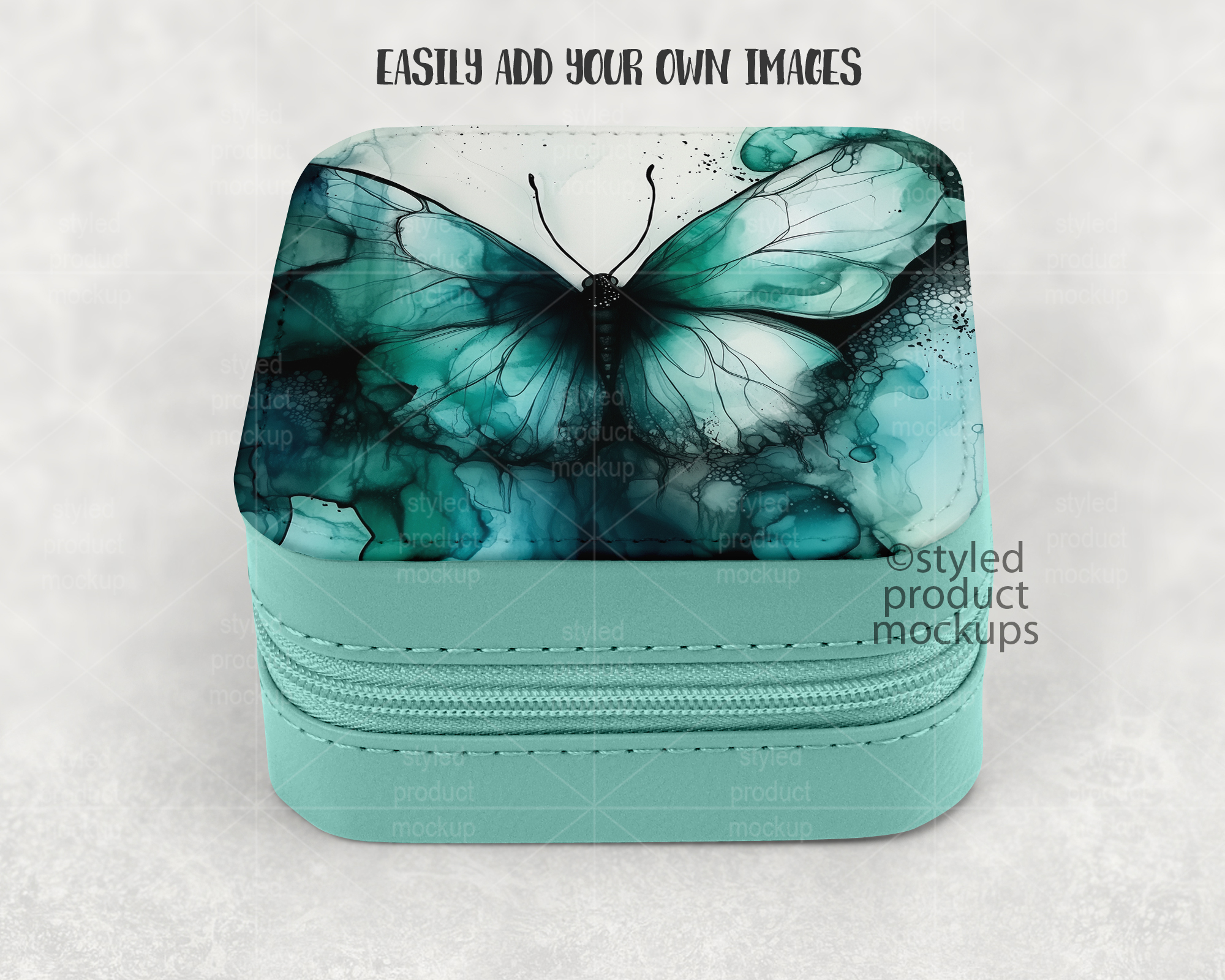 Leather Jewelry Box Mockup