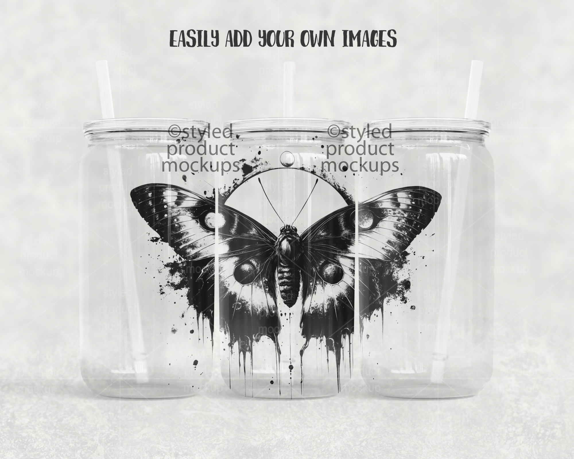 16oz Soda Can Mockup