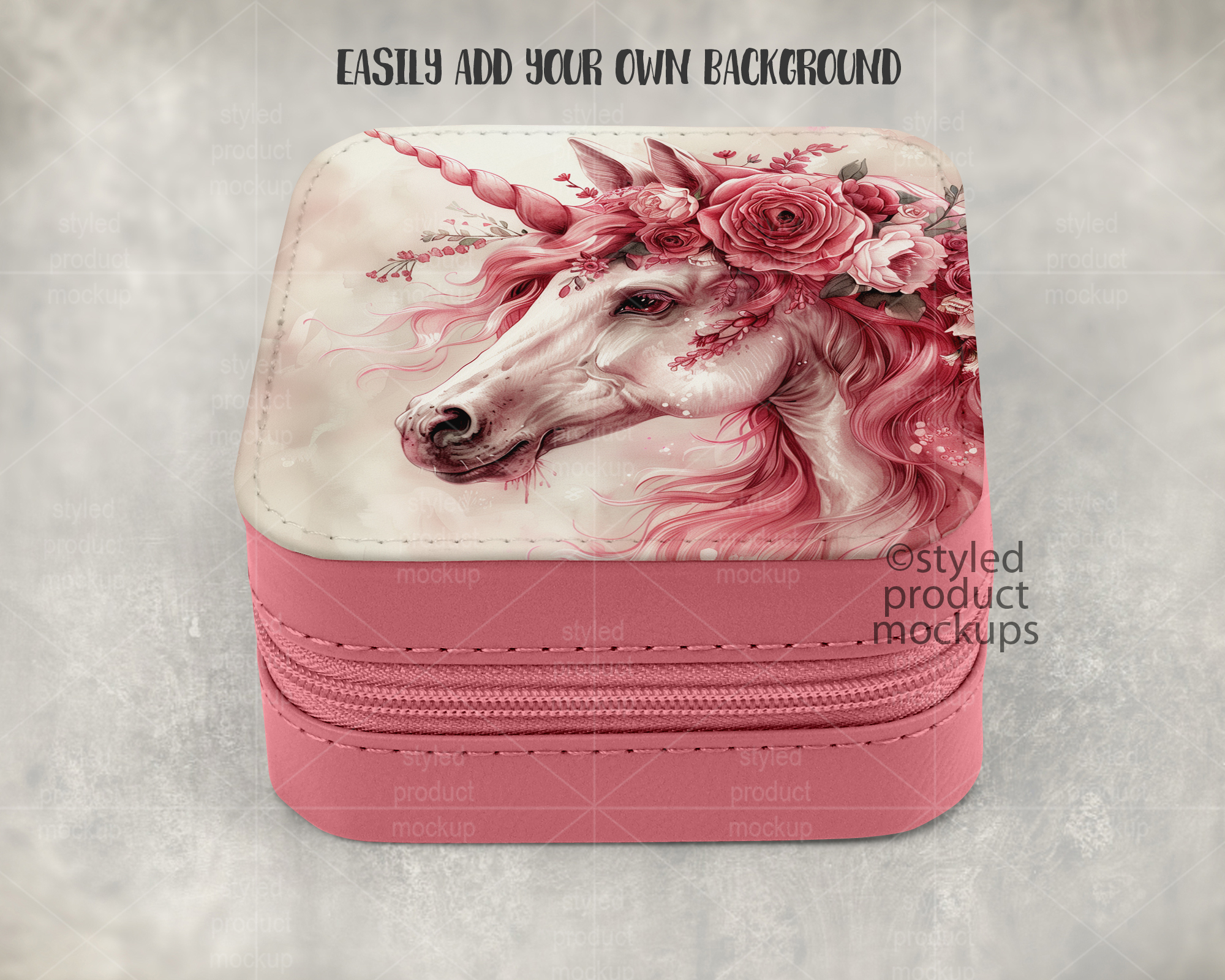 Leather Jewelry Box Mockup
