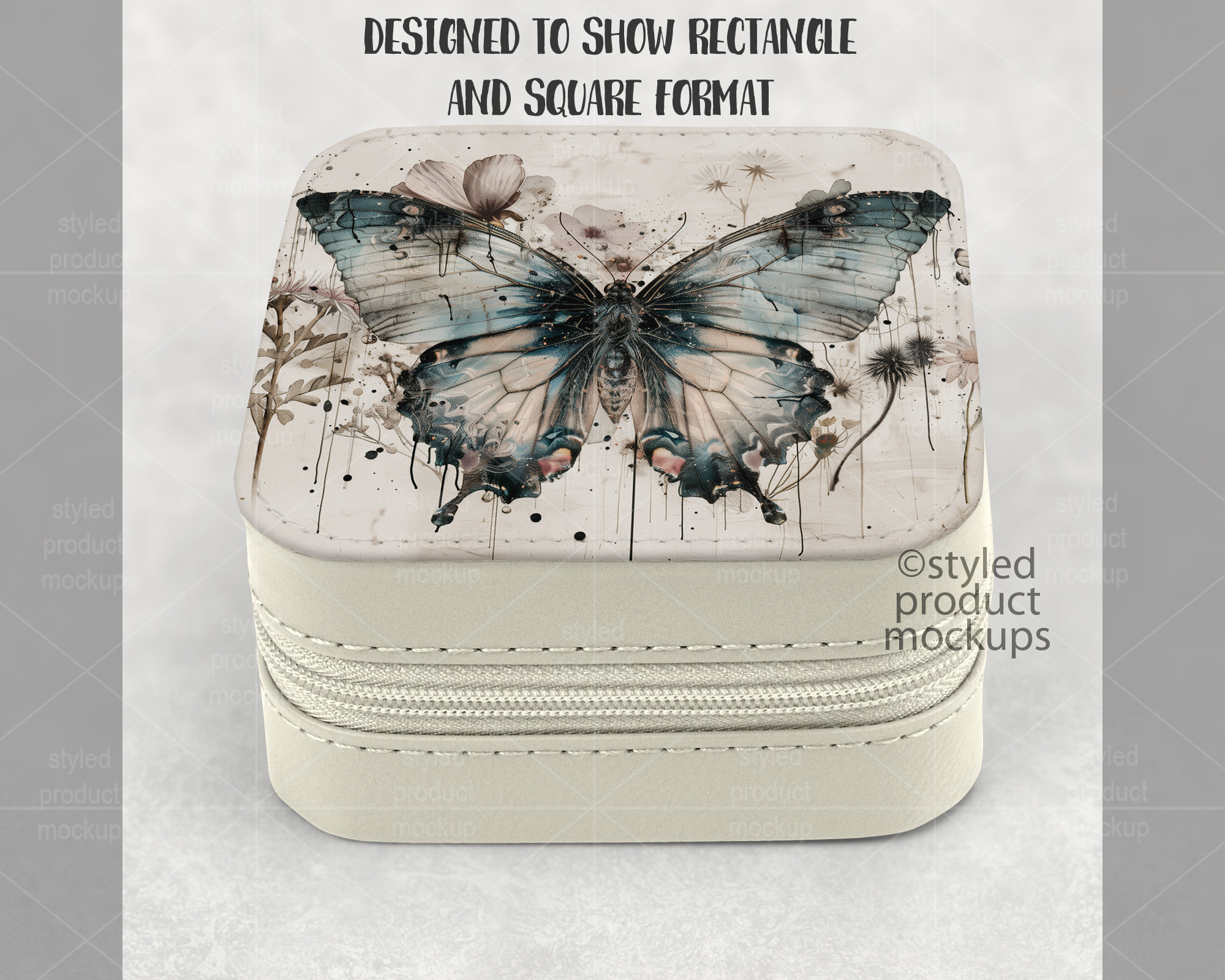 Leather Jewelry Box Mockup