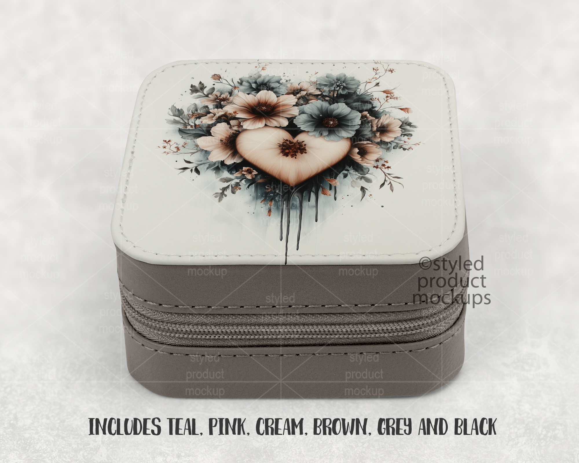 Leather Jewelry Box Mockup