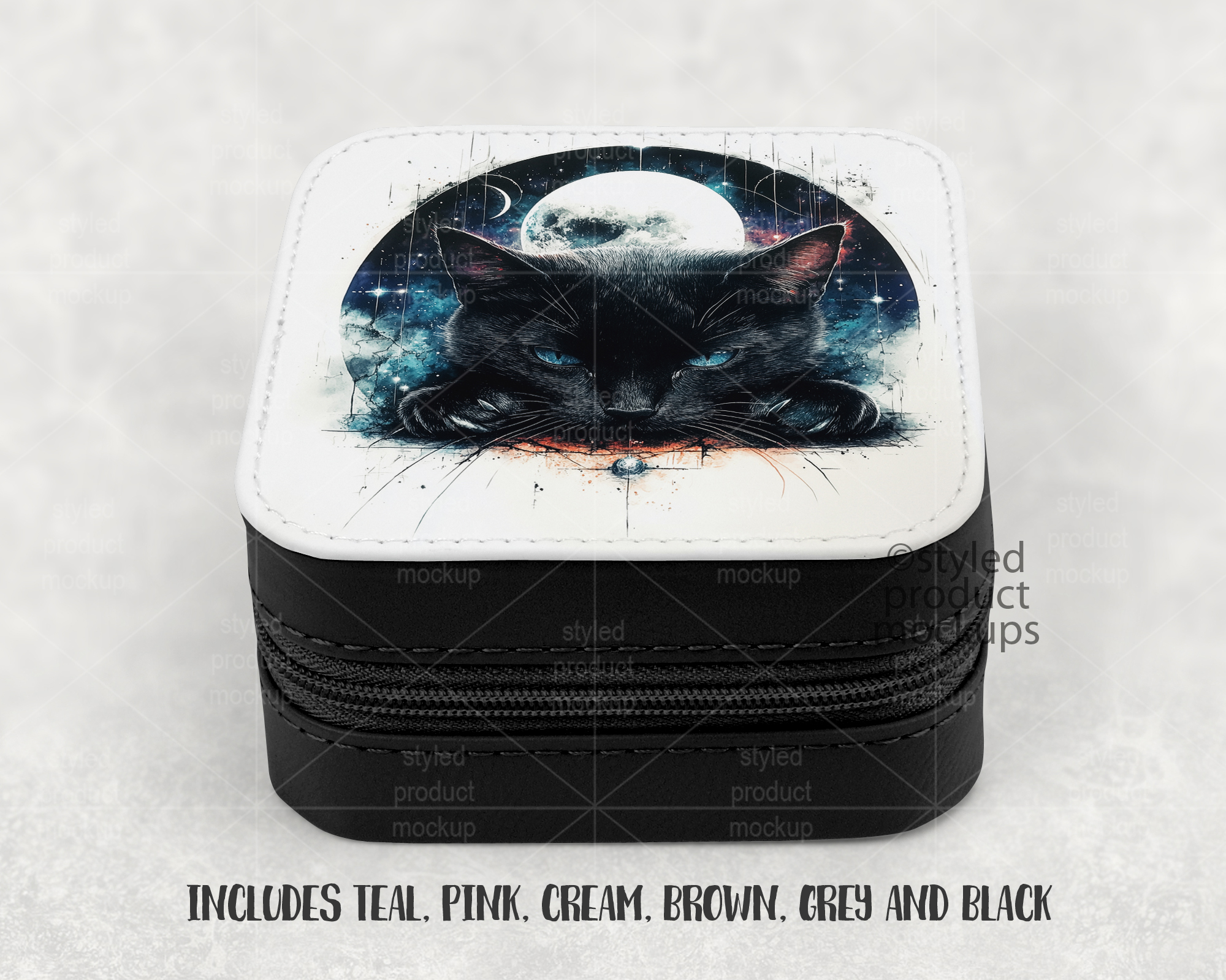 Leather Jewelry Box Mockup