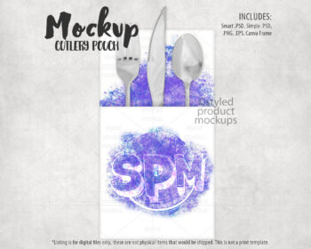 Cutlery Pouch Mockup