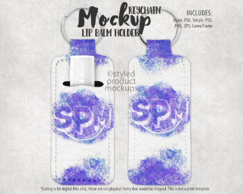 Skinny Lip Balm Holder Mockup