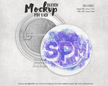 Pinback Button Mockup