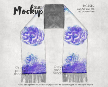 Sherpa Scarf Mockup