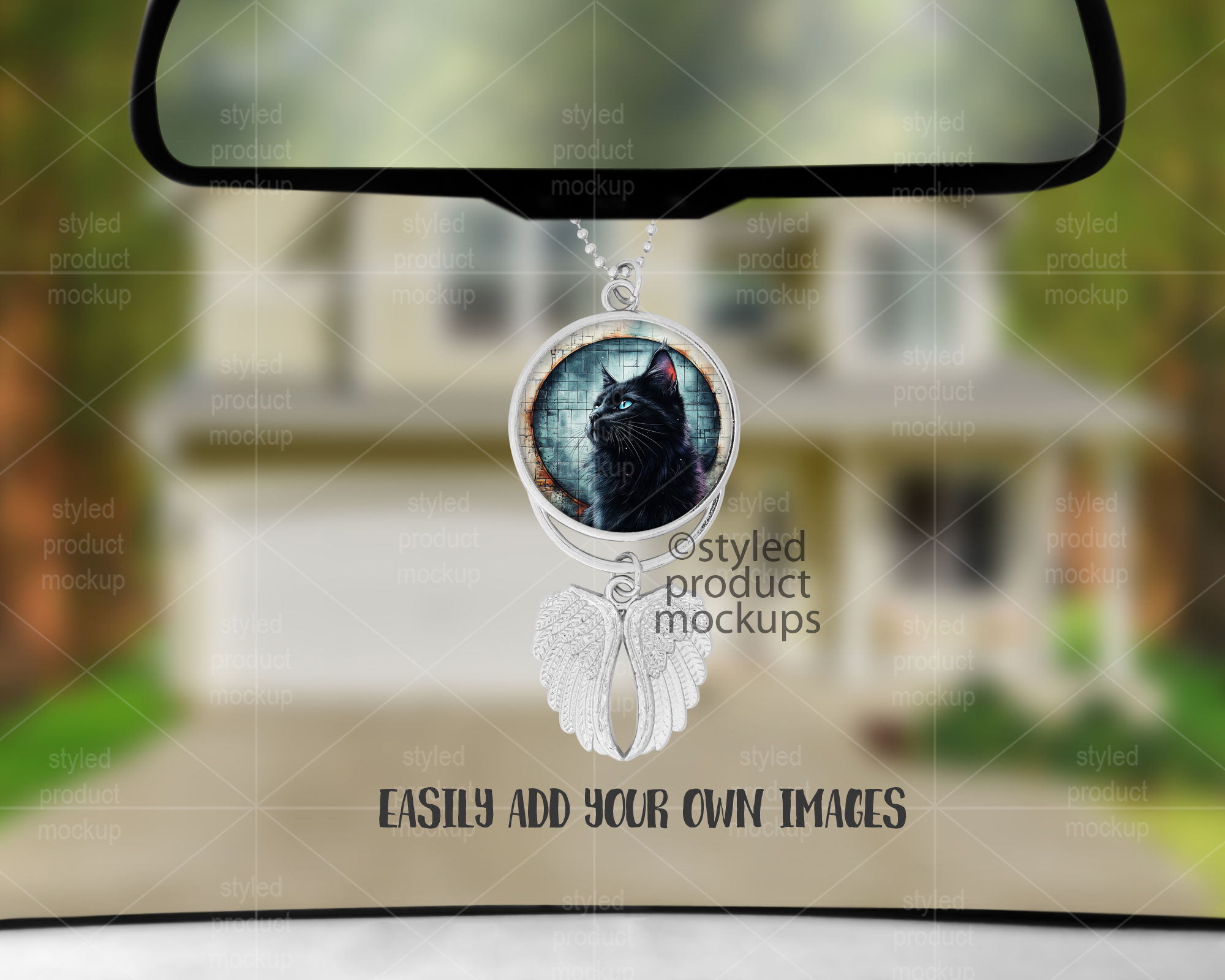 Angel Wing Car Mirror Hanger