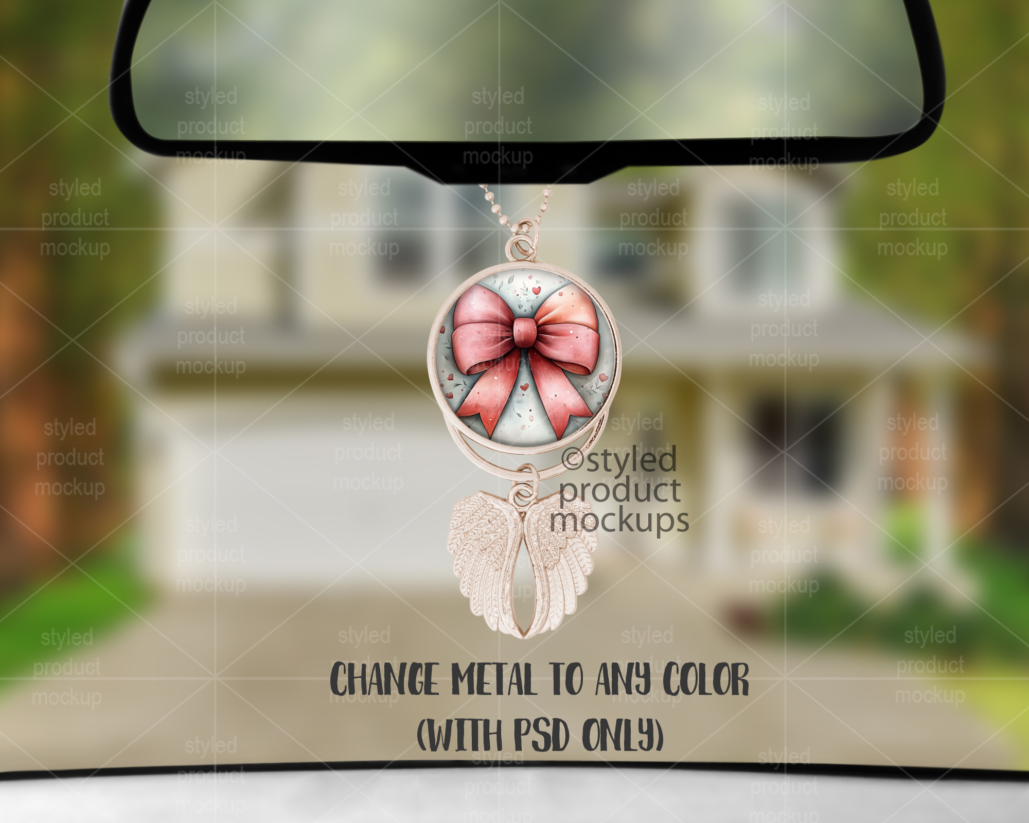 Angel Wing Car Mirror Hanger