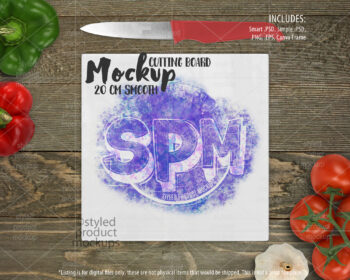 20cm Chopping Board Mockup