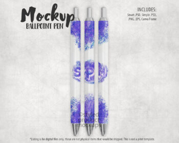 Ballpoint Pen Mockup