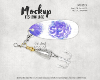 Sublimation Fishing Lure Mockup