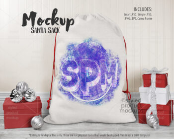 Santa Sack Mockup