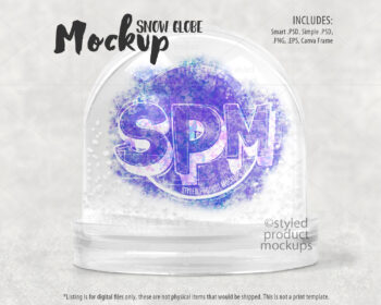 Snow Globe Mockup