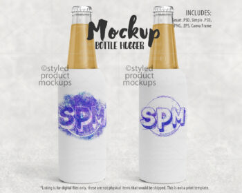 Wine Cooler Hugger Mockup