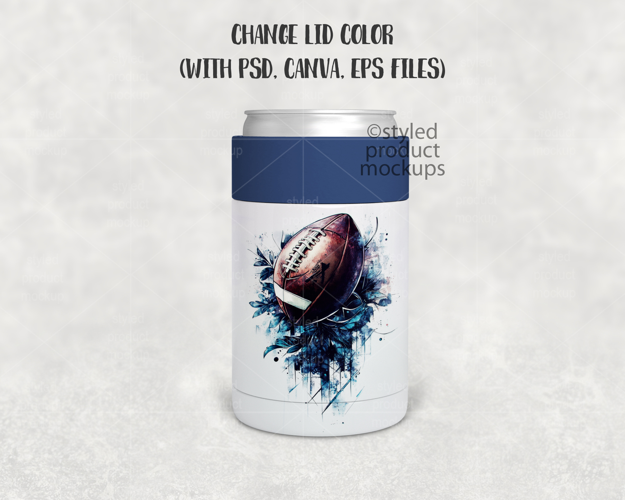 Metal Can Holder Mockup