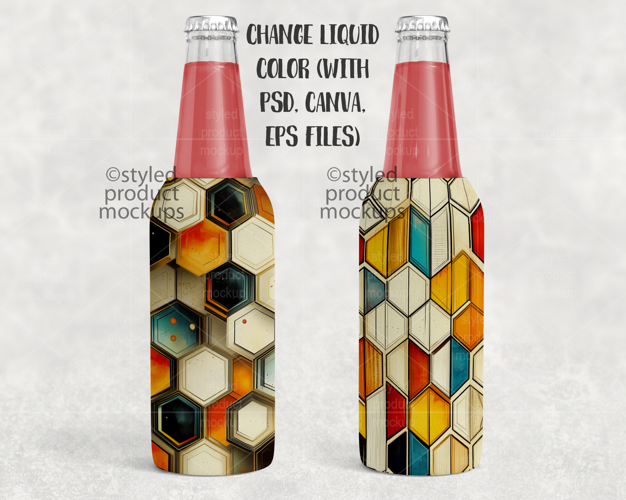 Wine Cooler Hugger Mockup