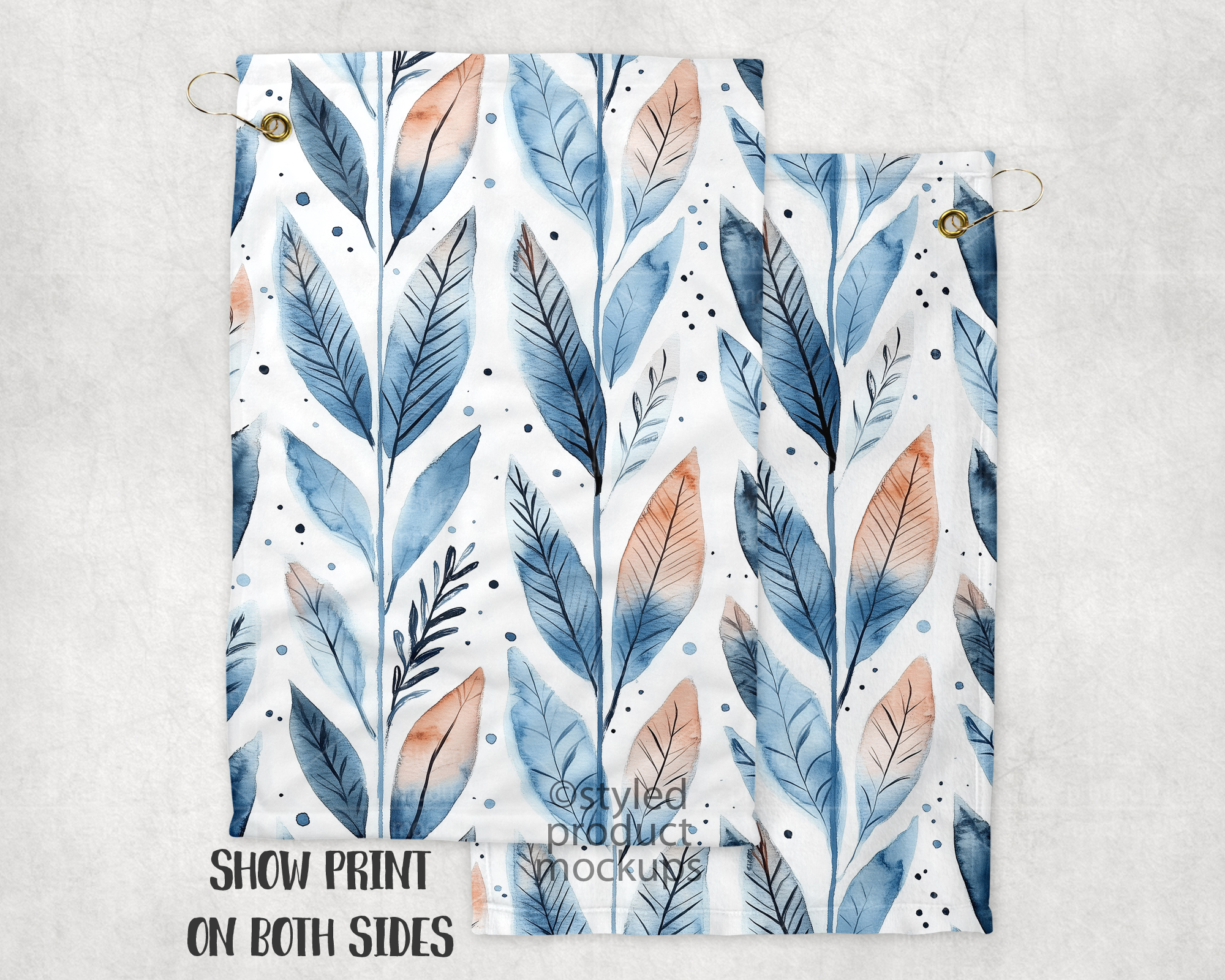 12x18 Golf Towel Mockup