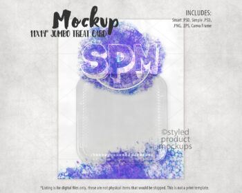 11x14 Jumbo Treat Card Mockup