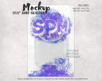 11x17 Jumbo Treat Card Mockup