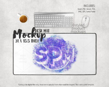 Extra Large Gaming Mat Mockup