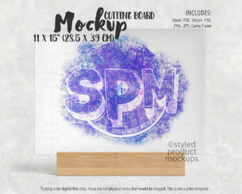 Cutting Board on Stand Mockup