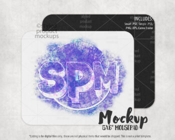 5x6 Mousepad Mockup