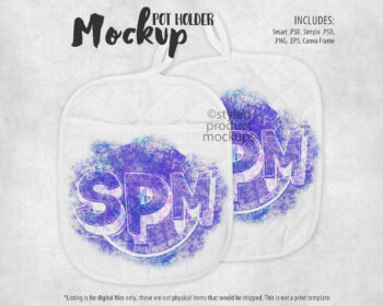 Pocket Pot Holder Mockup