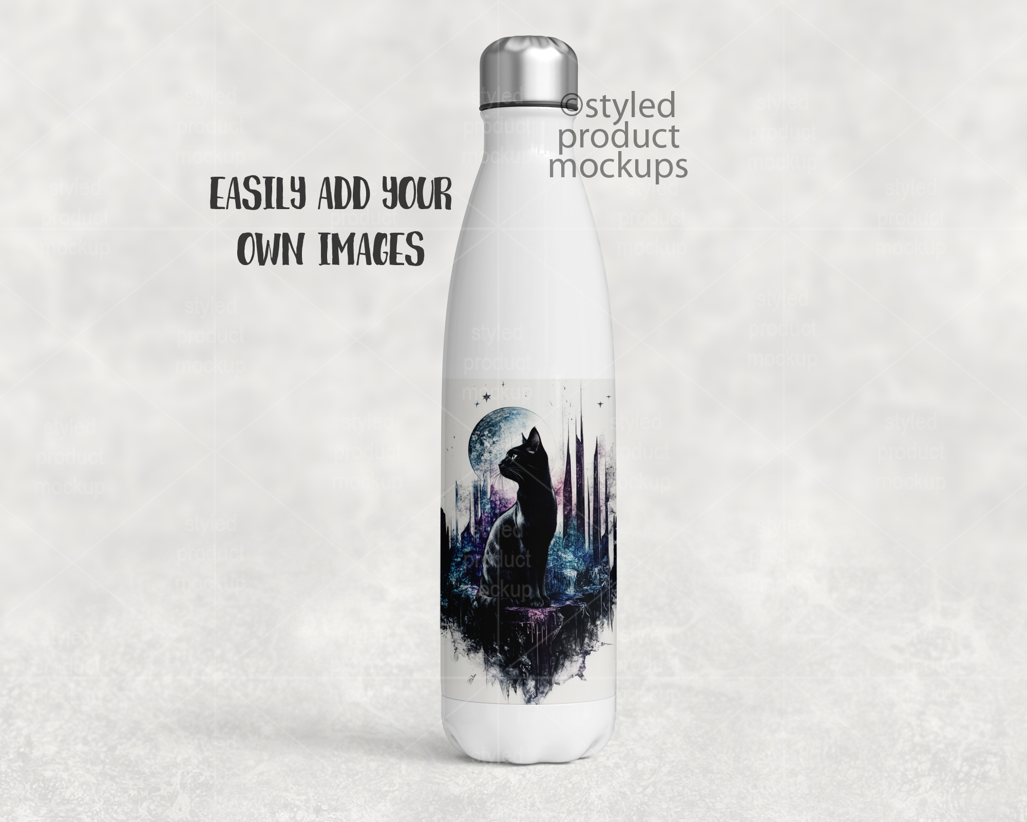 1000ml Cola Tumbler Mockup