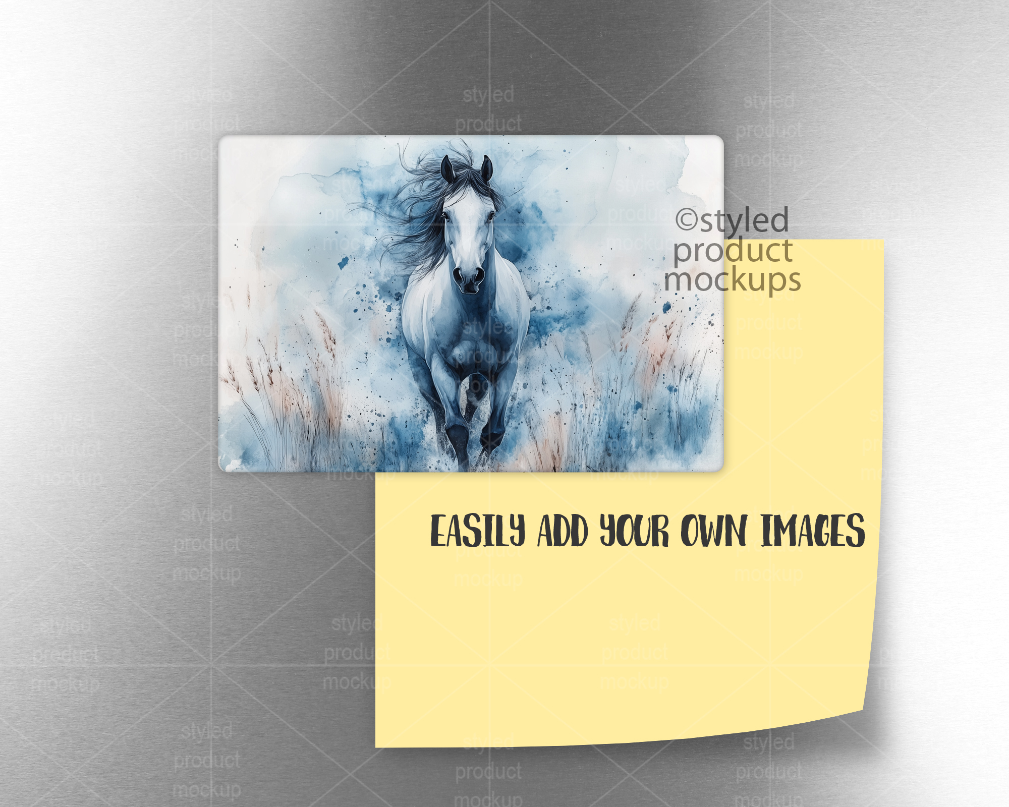 3x2 Inch Magnet Mockup