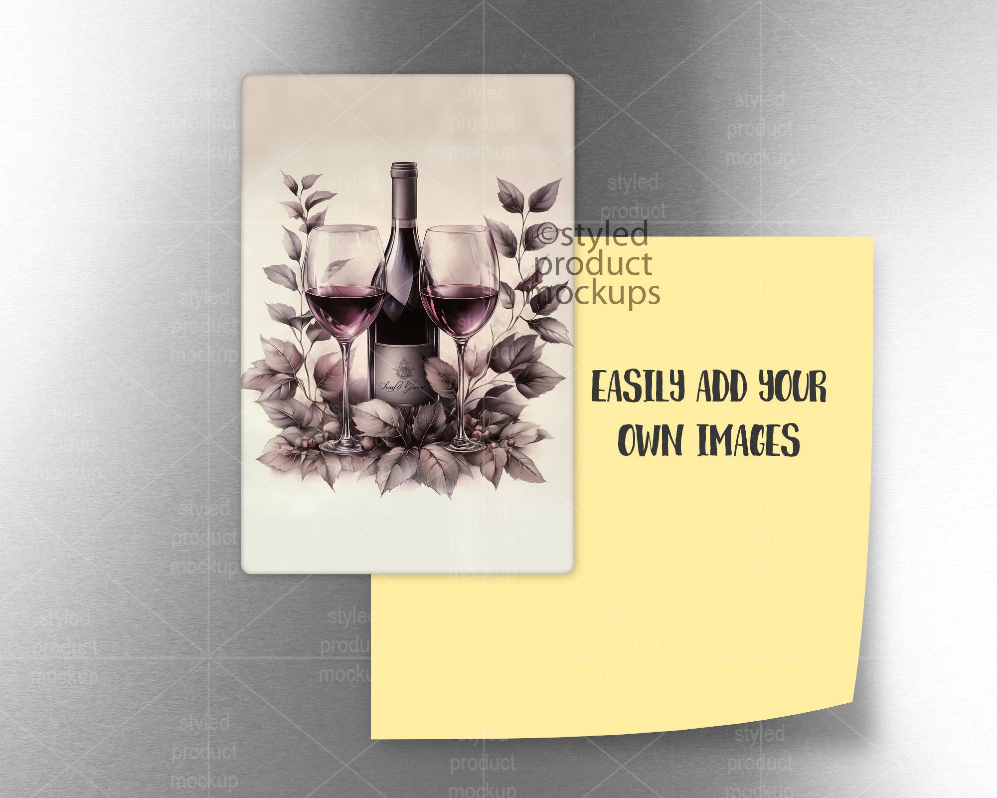 2x3 Hardboard Magnet Mockup