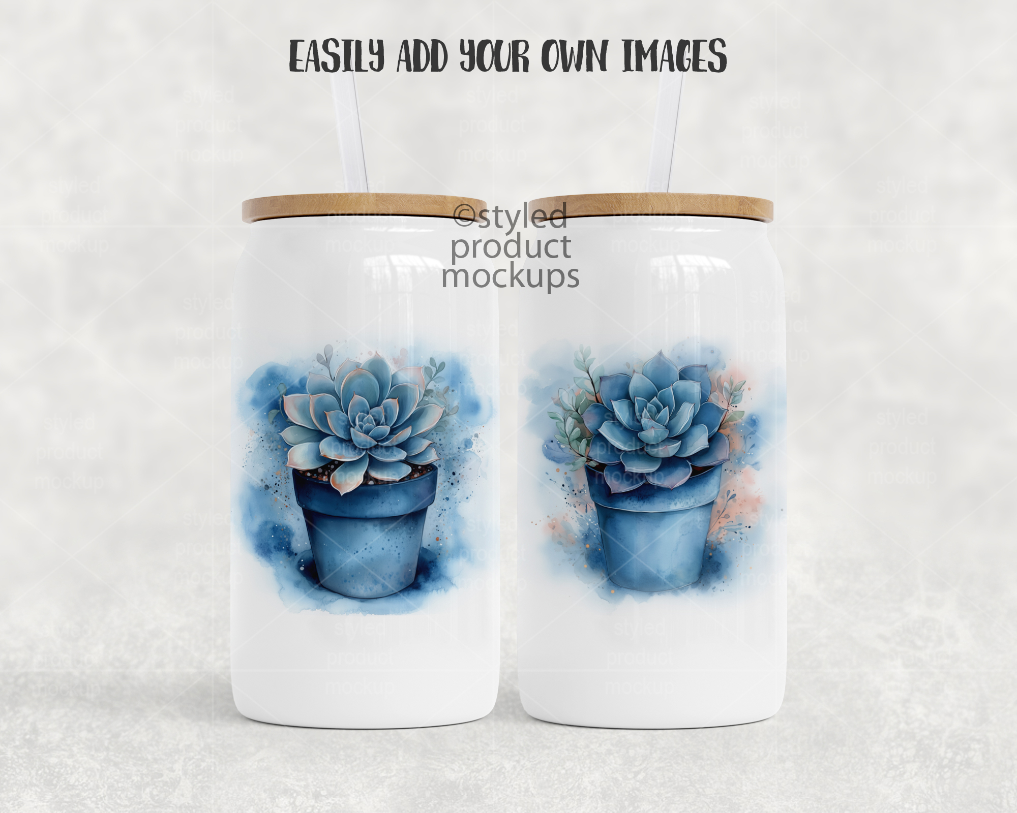 16oz Can Tumbler Mockup