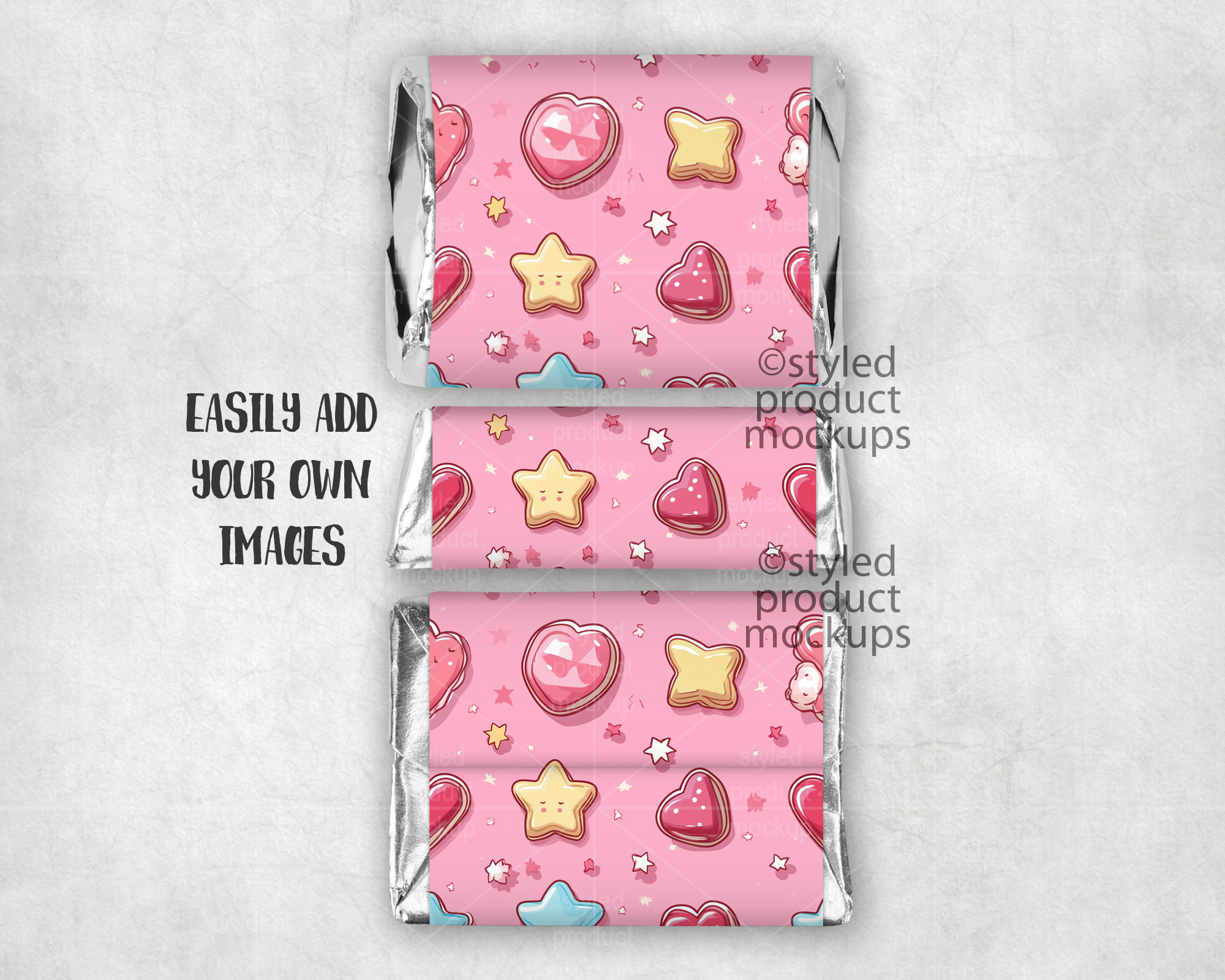 Chocolate Nugget Label Mockup