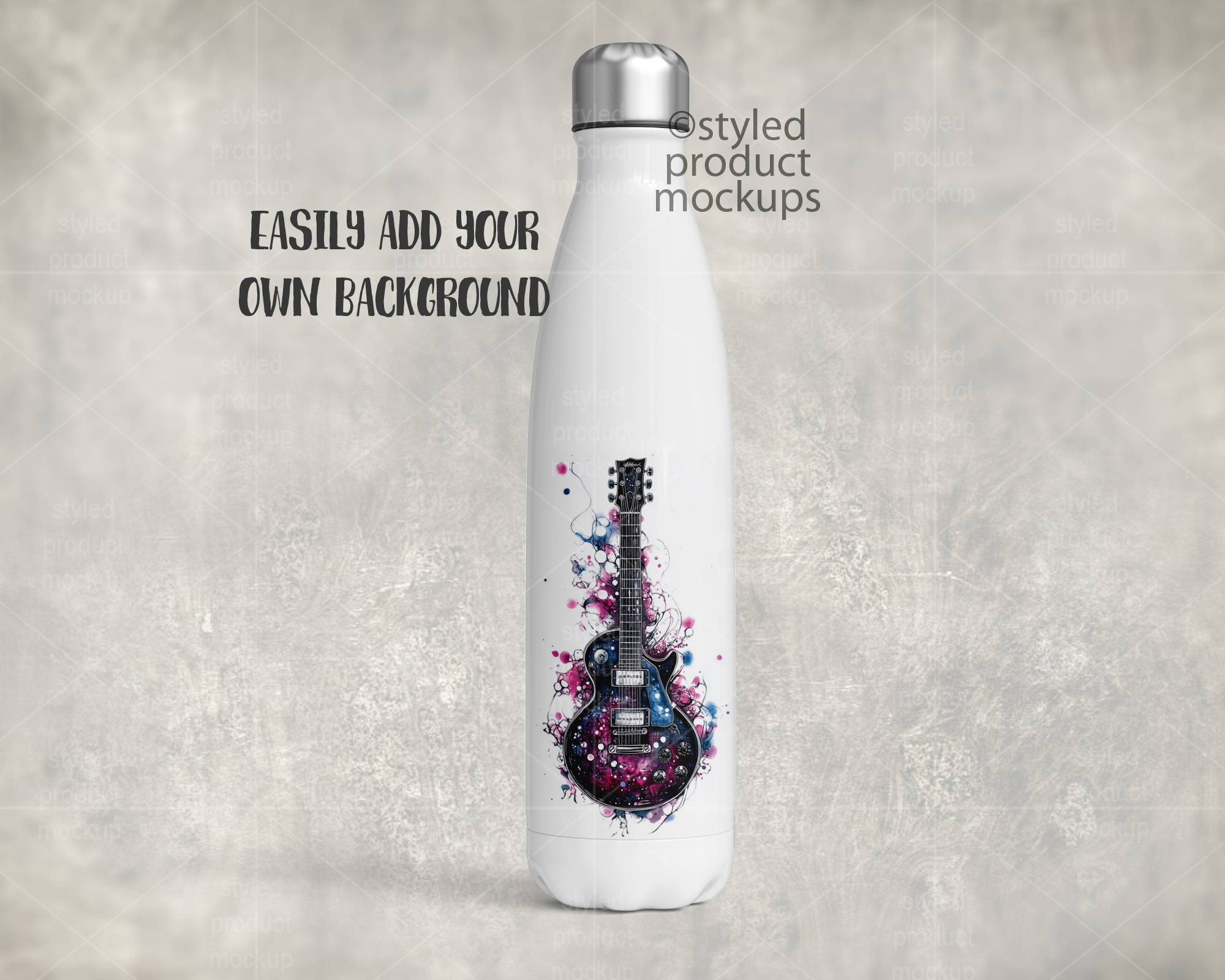 1000ml Cola Tumbler Mockup