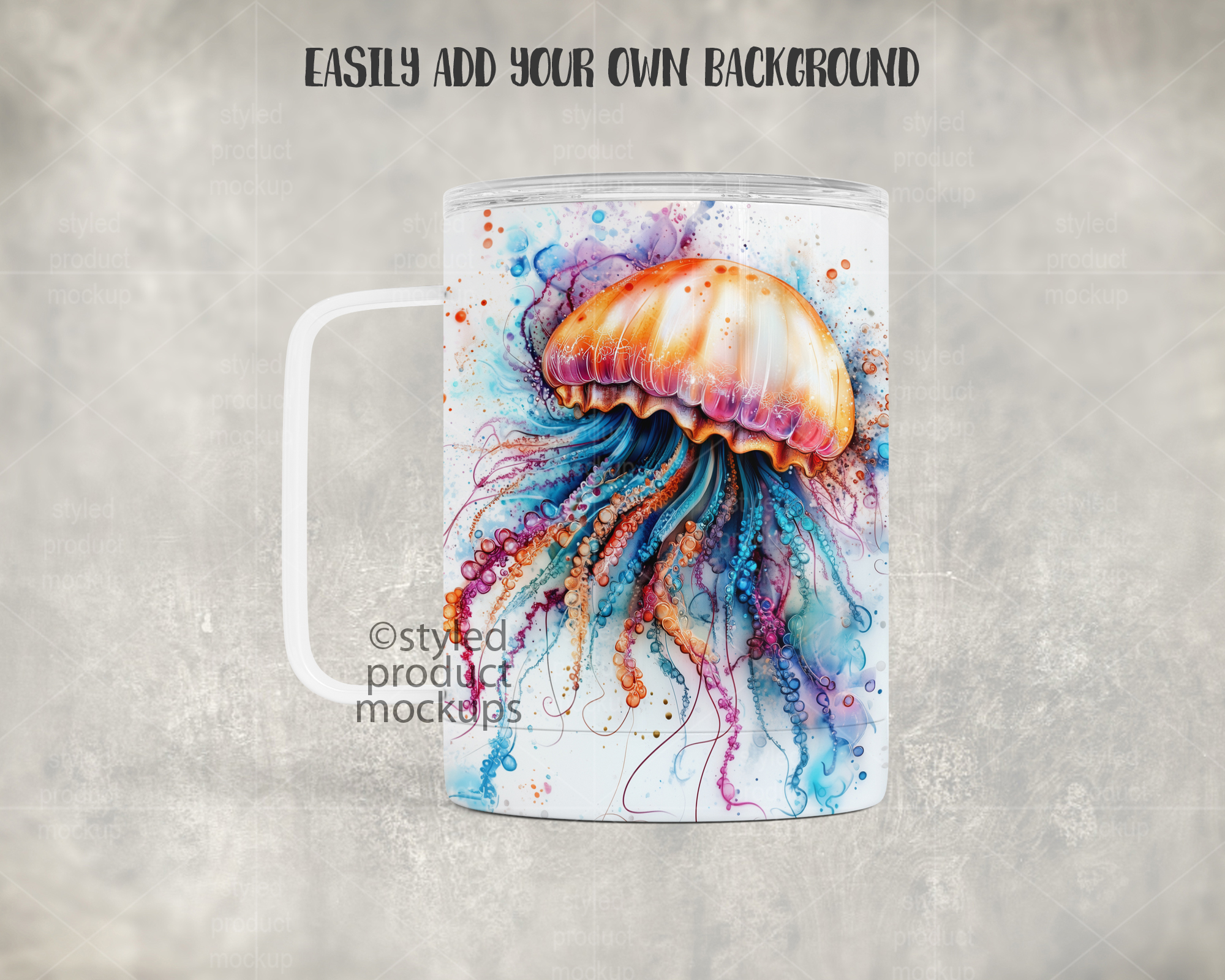 11oz Metal Mug Mockup