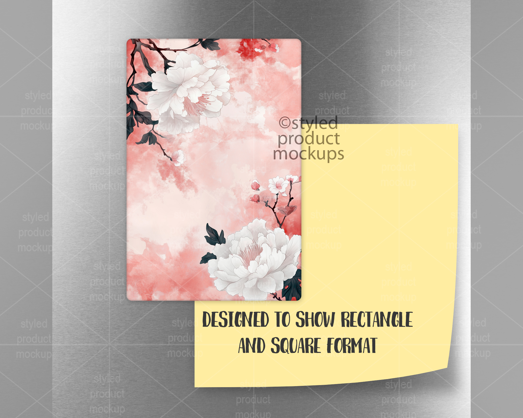 2x3 Hardboard Magnet Mockup