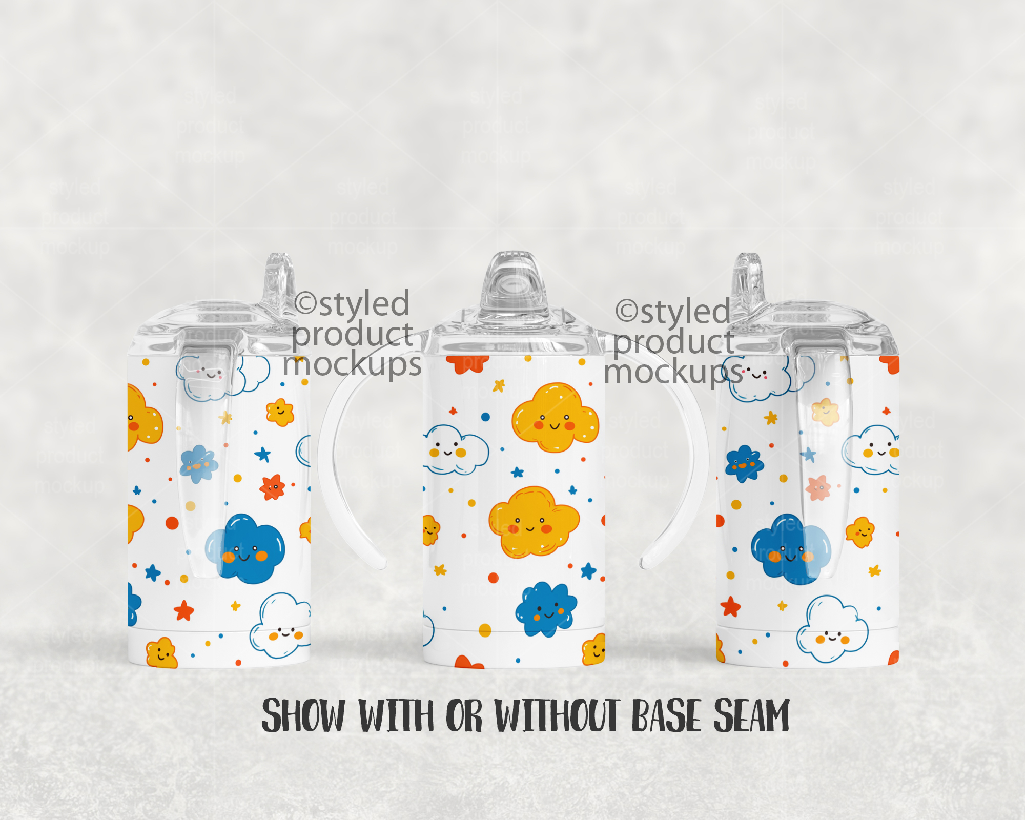 12oz Sippy Cup Mockup