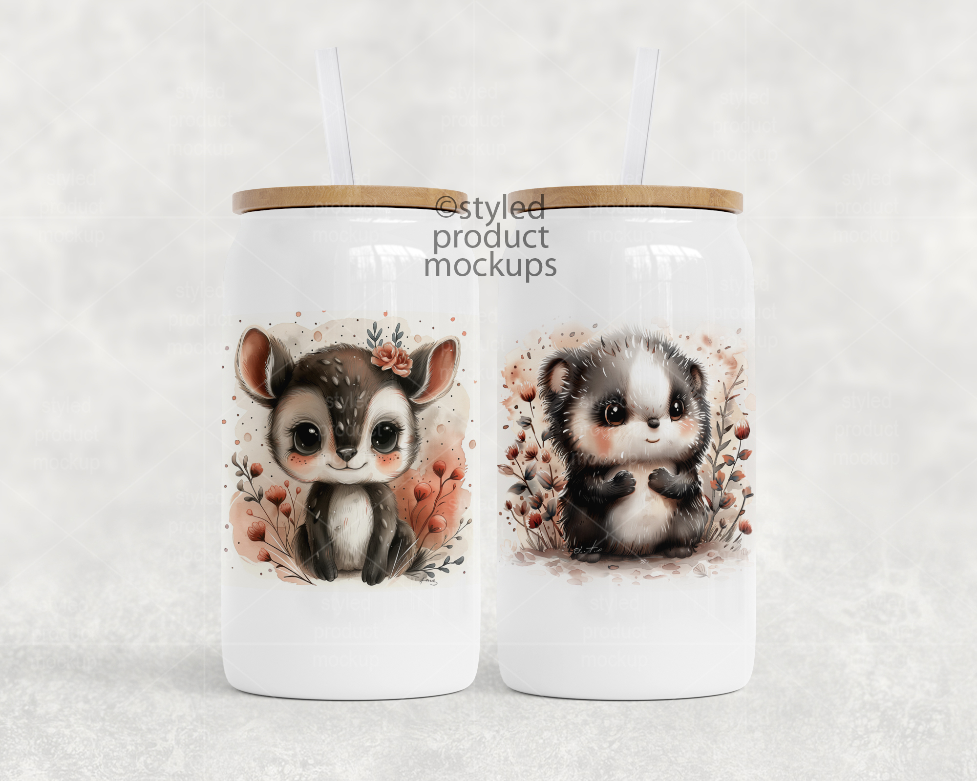 16oz Can Tumbler Mockup