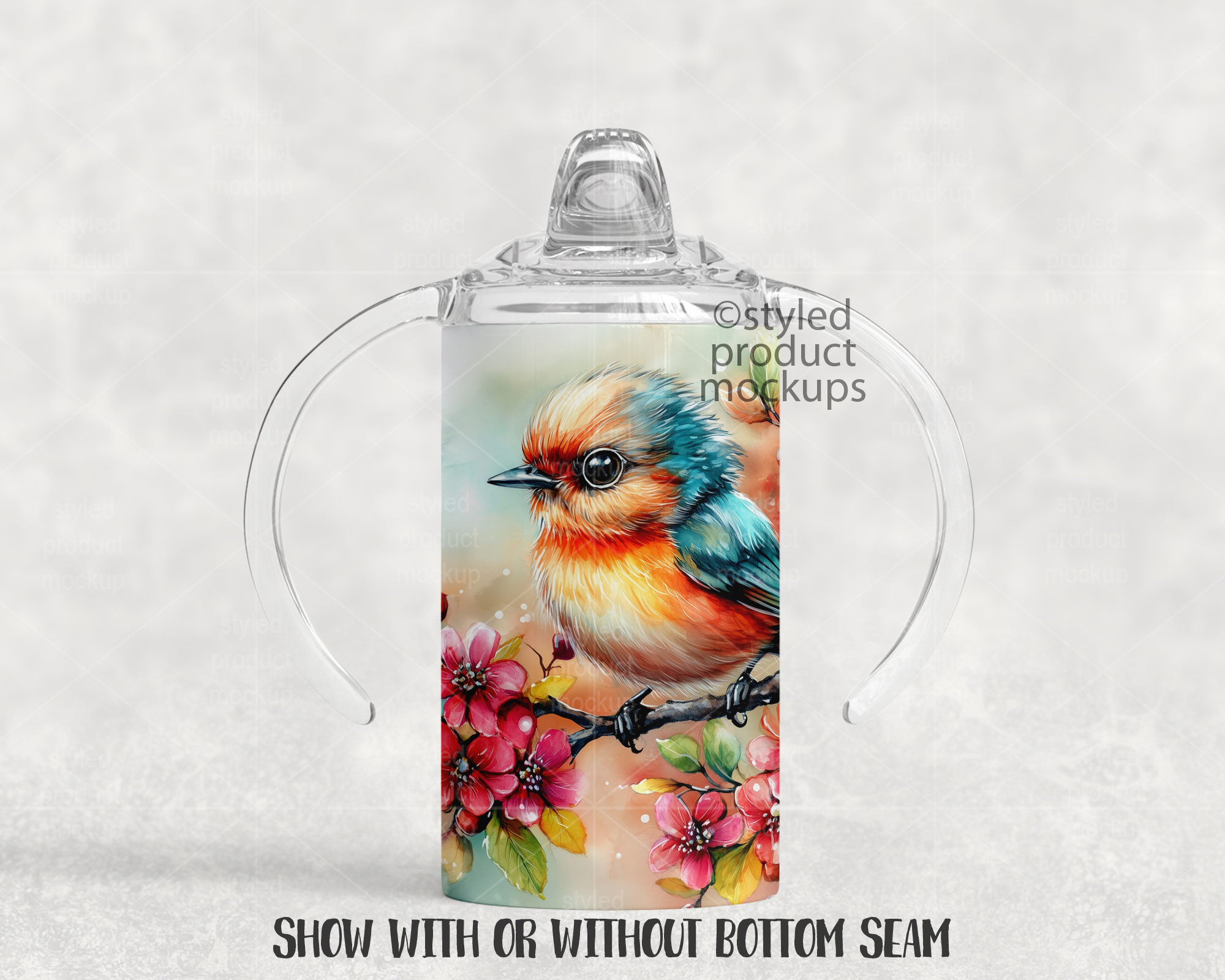 12oz Sippy Cup Mockup