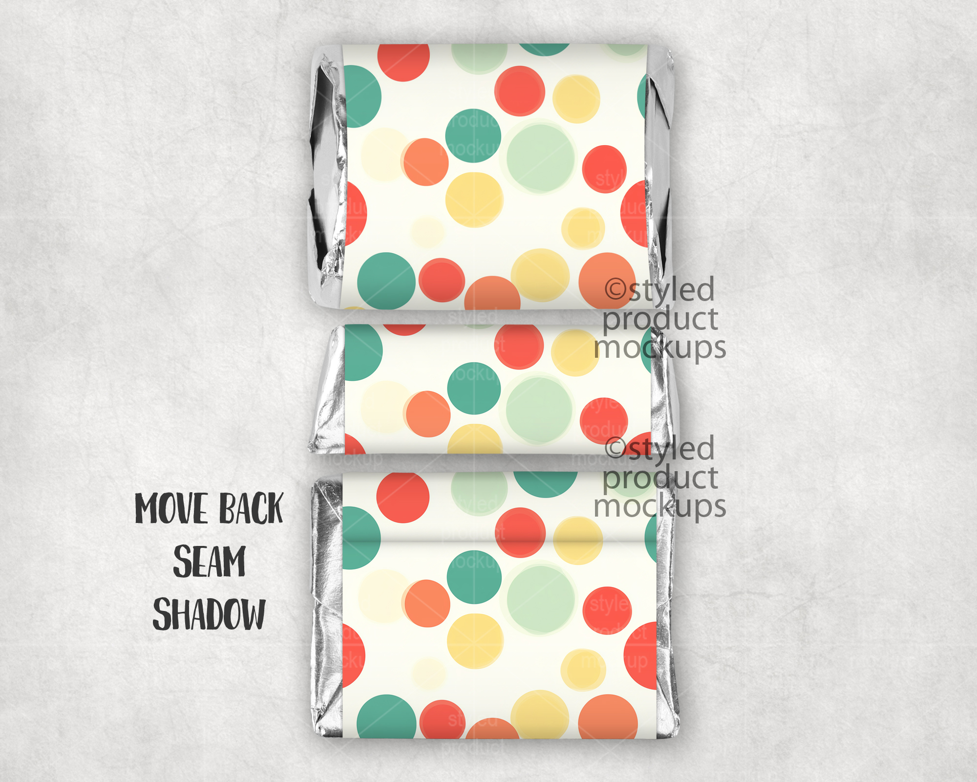Chocolate Nugget Label Mockup