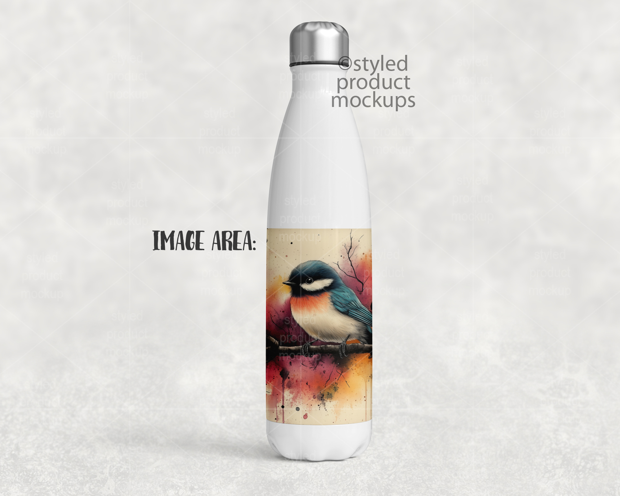 1000ml Cola Tumbler Mockup