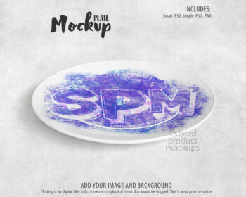Decoplate Angled Plate Mockup