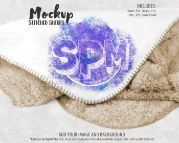 Sherpa Blanket Mockup