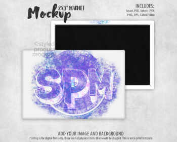 2x3 Horizontal Magnet Mockup