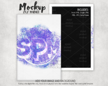 2x3 Vertical Magnet Mockup