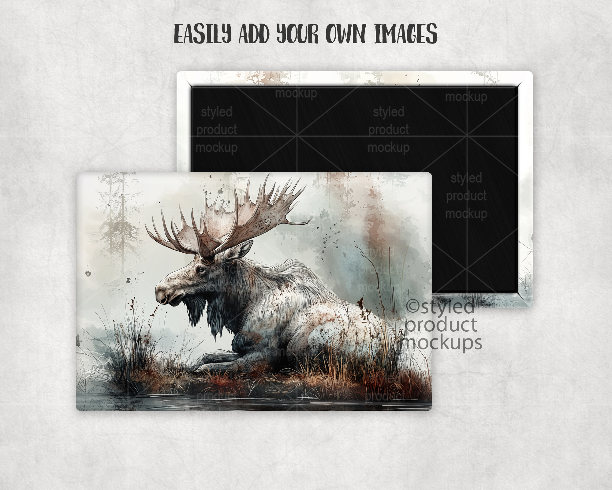 2x3 Horizontal Magnet Mockup