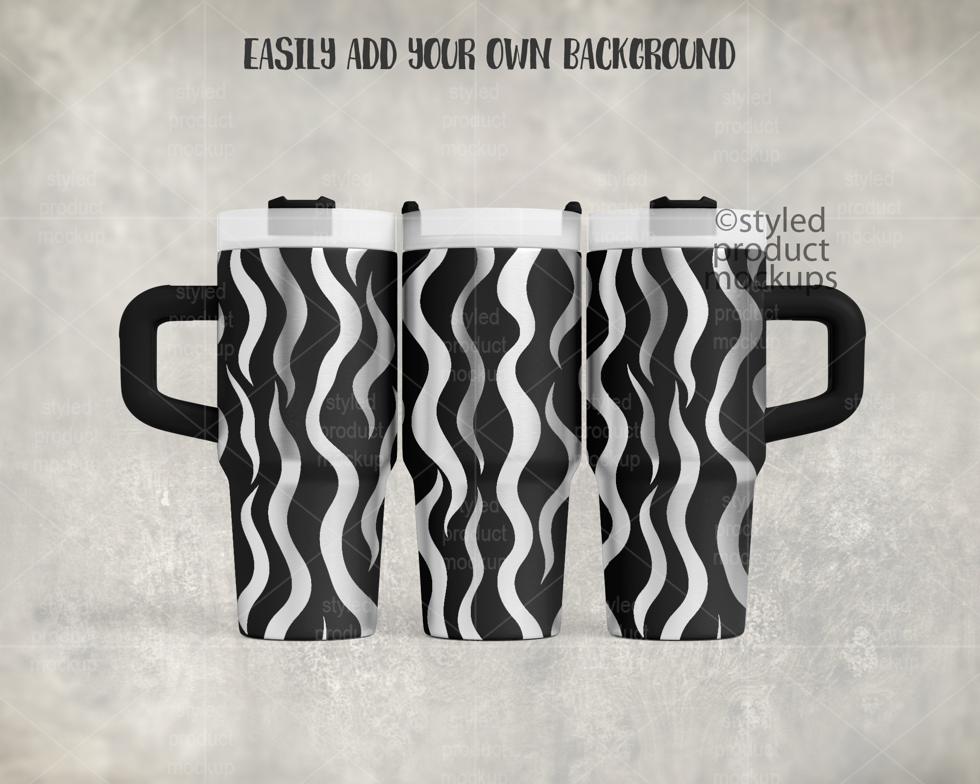 14oz Tumbler Mockup for Laser Engraving